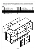 Preview for 3 page of GFW LANCASTER LARGE TV CABINET Assembly Instructions Manual