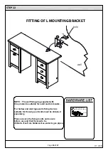 Предварительный просмотр 16 страницы GFW LANCASTER STUDY DESK Assembly Instructions Manual