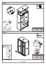 Preview for 12 page of GFW LANCASTER WARDROBE Assembly Instructions Manual