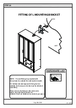 Preview for 19 page of GFW LANCASTER WARDROBE Assembly Instructions Manual