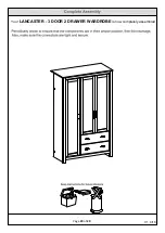 Preview for 20 page of GFW LANCASTER WARDROBE Assembly Instructions Manual