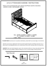 Preview for 1 page of GFW LAYLA OTTOMAN BED Assembly Instructions Manual