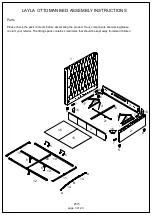 Preview for 3 page of GFW LAYLA OTTOMAN BED Assembly Instructions Manual