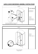 Preview for 12 page of GFW LOIRE 2 DOOR WARDROBE Assembly Instructions Manual