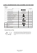 Предварительный просмотр 4 страницы GFW Loire 2 Drawer Bedside Table Assembly Instructions Manual