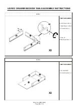 Предварительный просмотр 8 страницы GFW Loire 2 Drawer Bedside Table Assembly Instructions Manual