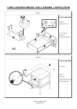 Предварительный просмотр 9 страницы GFW Loire 2 Drawer Bedside Table Assembly Instructions Manual