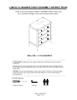 Предварительный просмотр 1 страницы GFW LOIRE 2 PLUS 3 DRAWER CHEST Assembly Instructions Manual