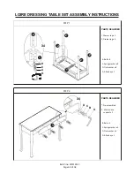 Preview for 5 page of GFW LOIRE DRESSING TABLE SET Assembly Instructions Manual