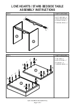 Preview for 7 page of GFW LOVE HEARTS / STARS BEDSIDE TABLE Assembly Instructions Manual