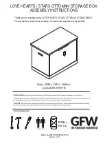 GFW LOVE HEARTS Assembly Instructions Manual preview