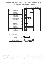 Preview for 5 page of GFW LOVE HEARTS Assembly Instructions Manual