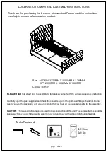 Preview for 1 page of GFW LUCERNE OTTOMAN BED Assembly Instructions Manual