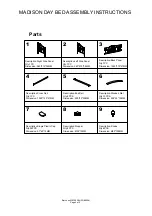 Preview for 4 page of GFW MADISON DAY BED Assembly Instructions Manual