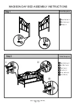 Preview for 7 page of GFW MADISON DAY BED Assembly Instructions Manual