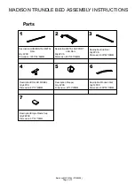 Preview for 4 page of GFW MADISON TRUNDLE BED Assembly Instructions Manual