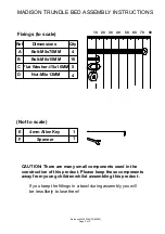 Preview for 5 page of GFW MADISON TRUNDLE BED Assembly Instructions Manual