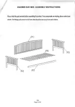 Preview for 3 page of GFW MADRID DAY BED Assembly Instructions Manual