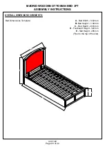 Preview for 20 page of GFW MADRID WOODEN OTTOMAN BED 3FT Assembly Instructions Manual