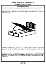 Preview for 21 page of GFW MADRID WOODEN OTTOMAN BED 3FT Assembly Instructions Manual