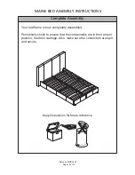 Preview for 12 page of GFW MAINE BED DOUBLE Assembly Instructions Manual