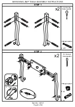 Preview for 6 page of GFW MARIANNE LAMP TABLE Assembly Instructions Manual