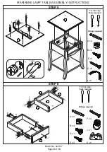 Preview for 8 page of GFW MARIANNE LAMP TABLE Assembly Instructions Manual