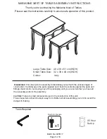 Preview for 1 page of GFW Marianne Nest of Tables Assembly Instructions Manual