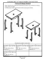 Preview for 3 page of GFW Marianne Nest of Tables Assembly Instructions Manual