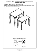 Preview for 6 page of GFW Marianne Nest of Tables Assembly Instructions Manual