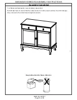 Предварительный просмотр 15 страницы GFW MARIANNE TV UNIT Assembly Instructions Manual