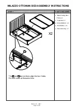 Предварительный просмотр 12 страницы GFW MILAZZO OTTOMAN BED Assembly Instructions Manual