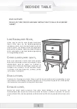 GFW MILTON BEDSIDE TABLE Quick Start Manual preview