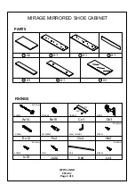 Preview for 3 page of GFW MIRAGE MIRRORED SHOE CABINET Assembly Manual