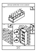 Preview for 5 page of GFW MIRAGE MIRRORED SHOE CABINET Assembly Manual