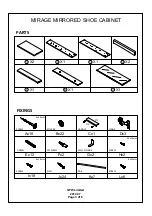 Preview for 9 page of GFW MIRAGE MIRRORED SHOE CABINET Assembly Manual