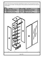 Предварительный просмотр 3 страницы GFW MIRROR SHOE CABINET Assembly Instructions Manual