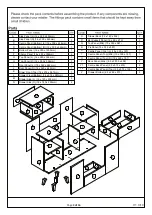 Предварительный просмотр 3 страницы GFW MODENA SIDEBOARD CONSOLE Assembly Instructions Manual