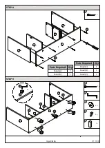 Предварительный просмотр 9 страницы GFW MODENA SIDEBOARD CONSOLE Assembly Instructions Manual