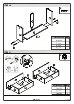 Предварительный просмотр 14 страницы GFW MODENA SIDEBOARD CONSOLE Assembly Instructions Manual