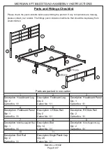 Preview for 3 page of GFW MORGAN 3FT BEDSTEAD Assembly Instructions Manual