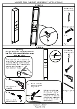 Предварительный просмотр 10 страницы GFW MORITZ TALL Assembly Instructions Manual