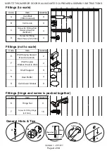 Preview for 4 page of GFW MORITZ TWO MIRROR DOOR WALL MOUNTED CUPBOARD Assembly Instructions Manual