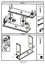 Preview for 5 page of GFW MORITZ TWO MIRROR DOOR WALL MOUNTED CUPBOARD Assembly Instructions Manual