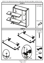 Preview for 7 page of GFW MORITZ TWO MIRROR DOOR WALL MOUNTED CUPBOARD Assembly Instructions Manual