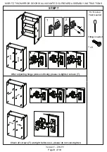 Preview for 8 page of GFW MORITZ TWO MIRROR DOOR WALL MOUNTED CUPBOARD Assembly Instructions Manual