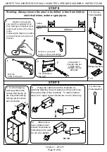 Preview for 9 page of GFW MORITZ TWO MIRROR DOOR WALL MOUNTED CUPBOARD Assembly Instructions Manual