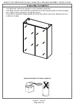 Preview for 10 page of GFW MORITZ TWO MIRROR DOOR WALL MOUNTED CUPBOARD Assembly Instructions Manual