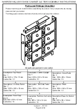 Preview for 3 page of GFW NARROW HALLWAY SHOE CABINET Assembly Instructions Manual