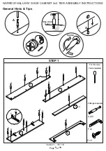 Preview for 5 page of GFW NARROW HALLWAY SHOE CABINET Assembly Instructions Manual